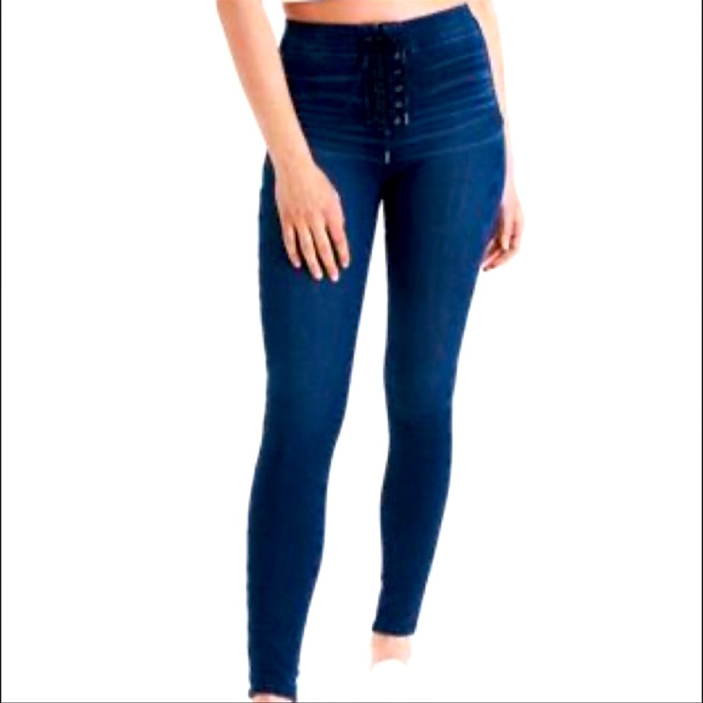 American Eagle Hi-Rise Pull-On Jeggings, Blue